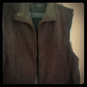 Men's suede vest
